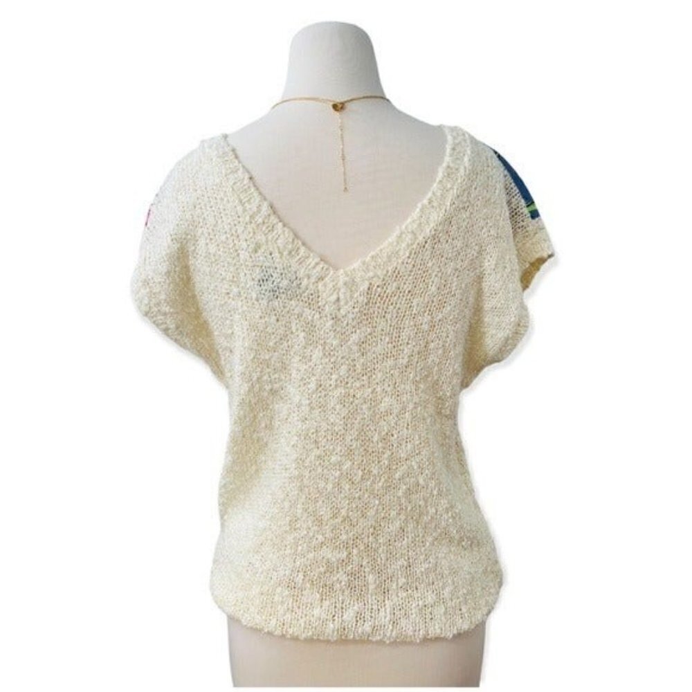 LOUBELLA California Fashions Vintage 80’s Sleeveless Lightweight Sweater Size S - Picture 7 of 10